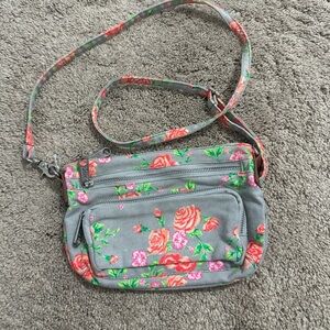 Victoria’s Secret PINK vintage bag purse, roses & flowers shoulder bag